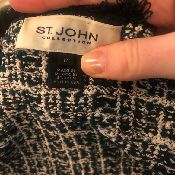 🔥St John Collection Knit Blazer & Matching Skirt - Picture 5 of 15